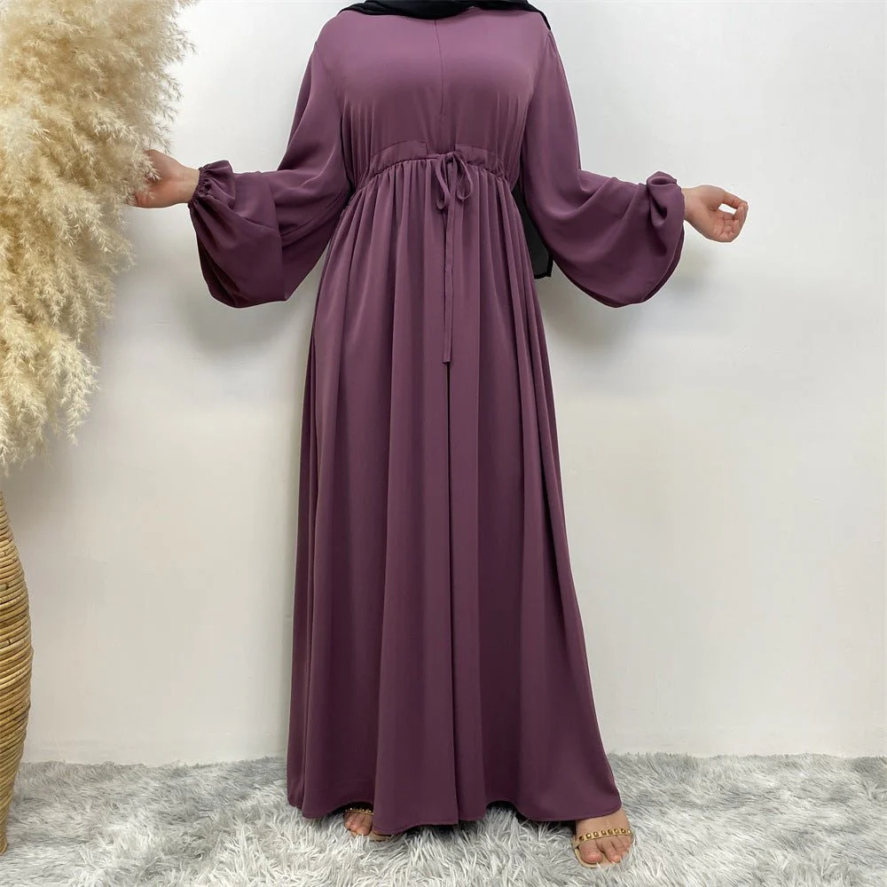 Versatile Stretchy Cuff Abaya (MA085) - Image 4