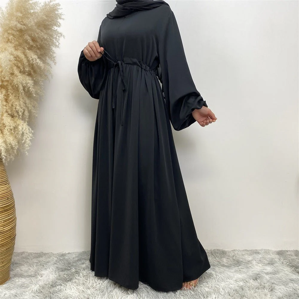 Versatile Stretchy Cuff Abaya (MA085) - Image 5