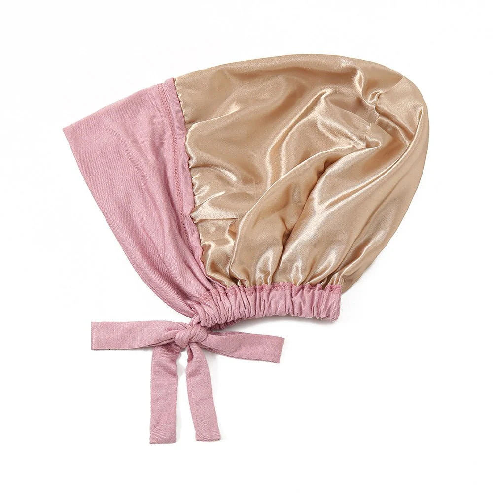 Lightweight Double Layered Satin-lined Undercap for Hijab - Comfortable and Breathable (MH023) - Image 3