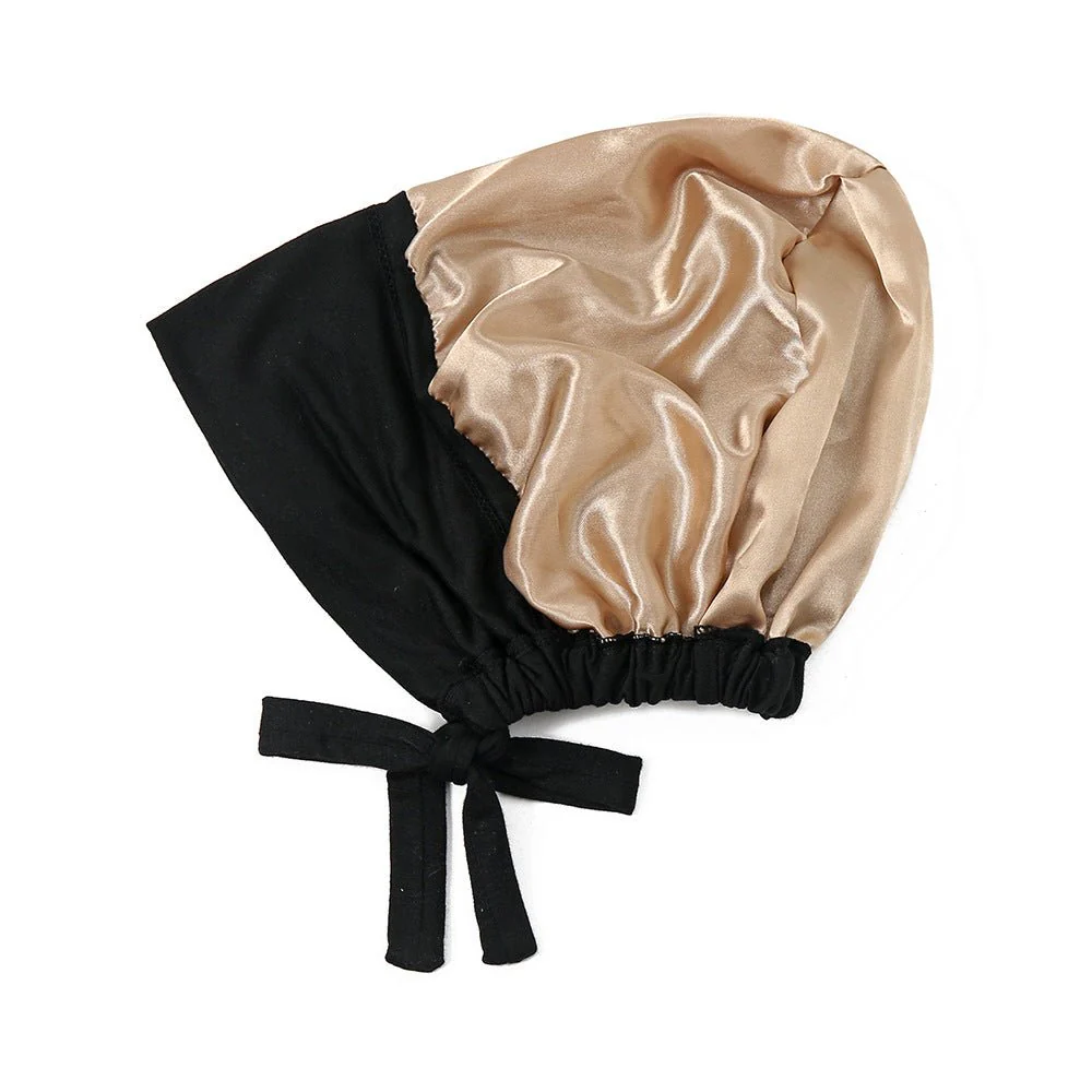 Lightweight Double Layered Satin-lined Undercap for Hijab - Comfortable and Breathable (MH023) - Image 7
