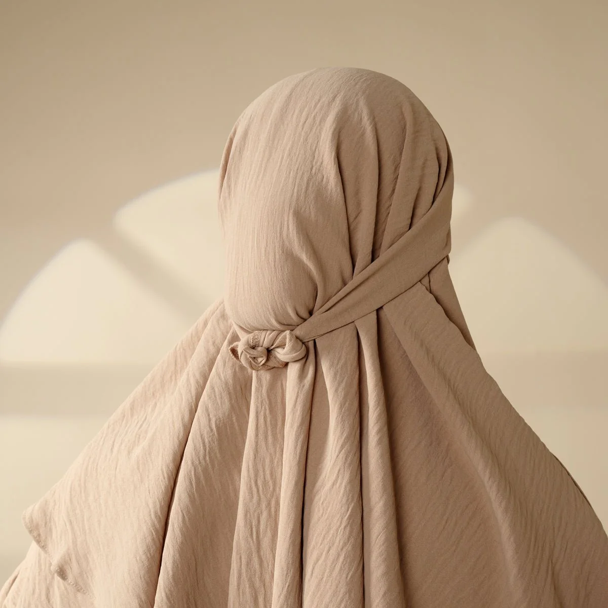 New Two-Layer Crepe Khimar (MK010) - Image 3
